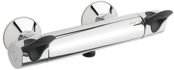 Damixa Thermixa 300 dusjarmatur med care-grep, krom/sort