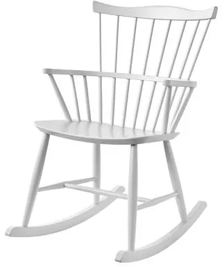 FDB Møbler J52G Gyngestol Hvit