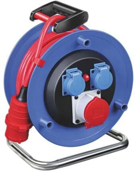 Brennenstuhl kabeltrommel CEE 25m 3 uttak 1x400V/16A + 2x230V