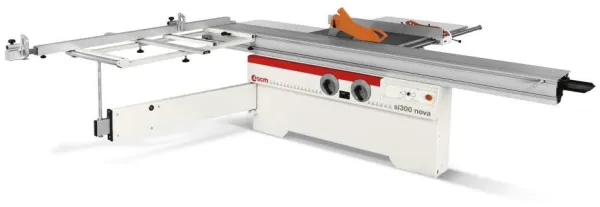 SCM Sirkelsag, SI 300 NOVA m/ vippbart blad og med rullebord.